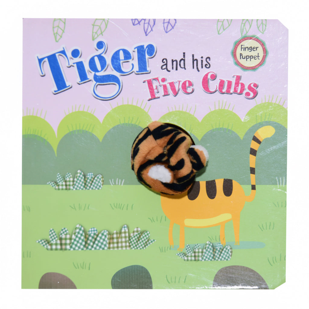 Finger Puppet Books - Tiger and Five Cubs