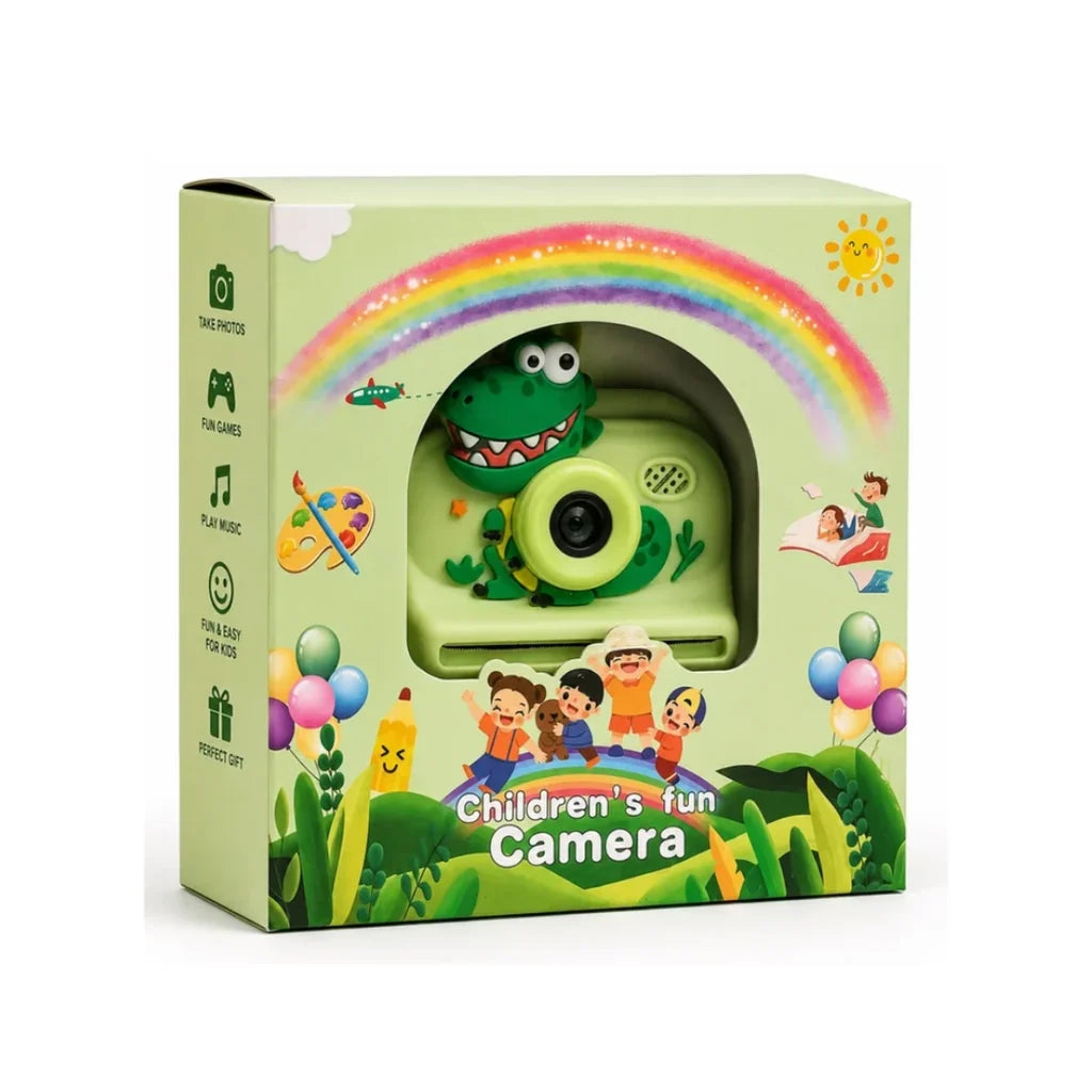 Children's Fun Instant Thermal Print Camera (Dinosaur & Unicorn Edition)