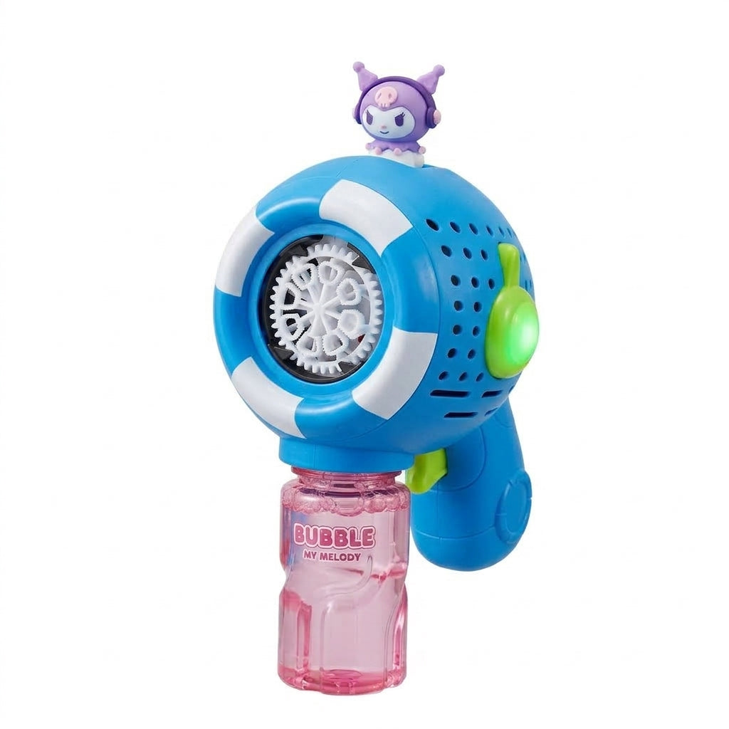 Automatic Space "Surprise Bubbles" Blaster Gun Toy with Stitch Figure & Solution Bottle (Ages 3+ Years)