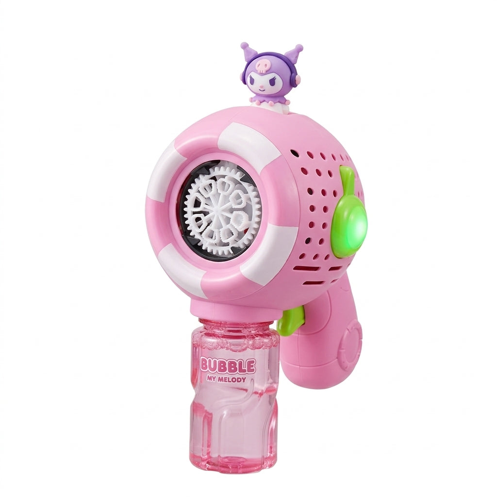 Automatic Space "Surprise Bubbles" Blaster Gun Toy with Stitch Figure & Solution Bottle (Ages 3+ Years)