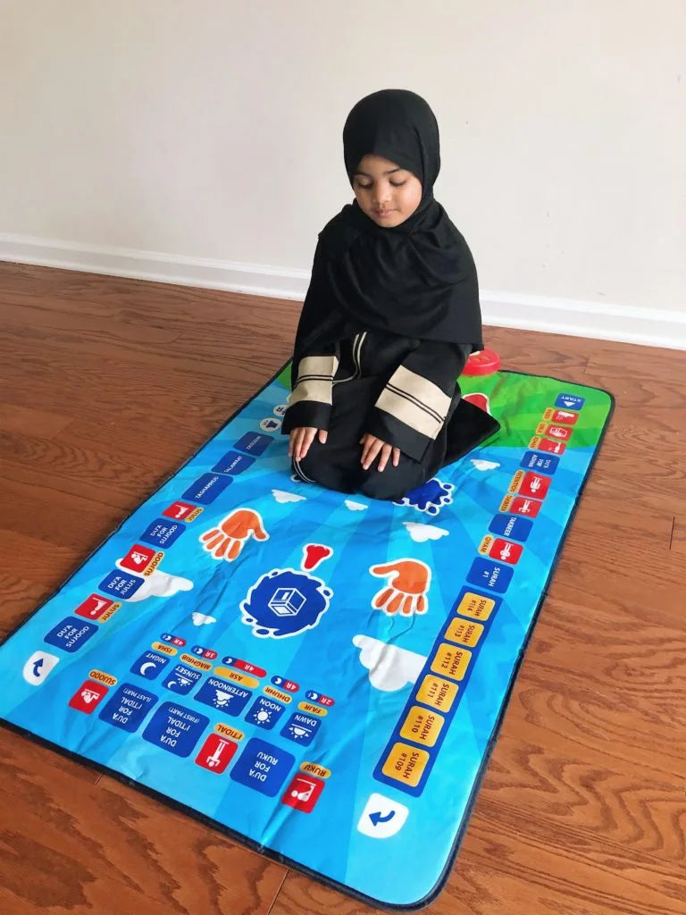 My Salah Mat Interactive Educational Prayer Rug | Ages 3+ | Master Kinetic Ritual Alignment & Spiritual Literacy