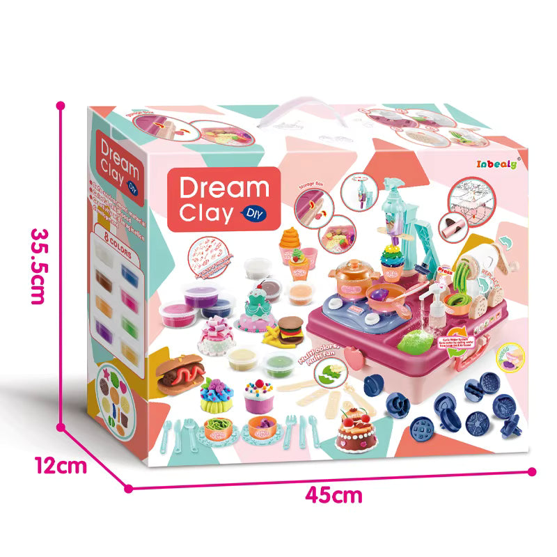 Dream Clay DIY Kitchen Station | Ages 3+ | Master Culinary Arts & Fine Motor Precision