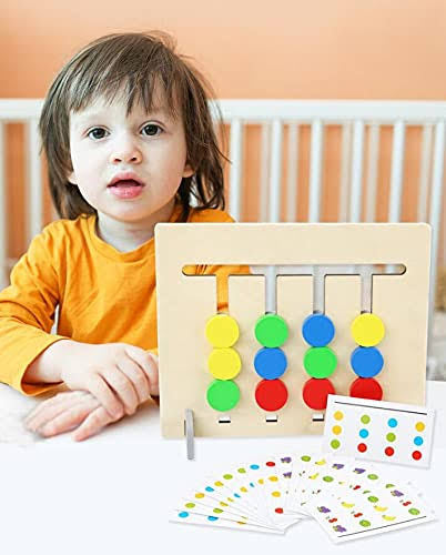 Logic 4 colors wooden toy