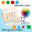 Logic 4 colors wooden toy