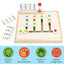 Logic 4 colors wooden toy