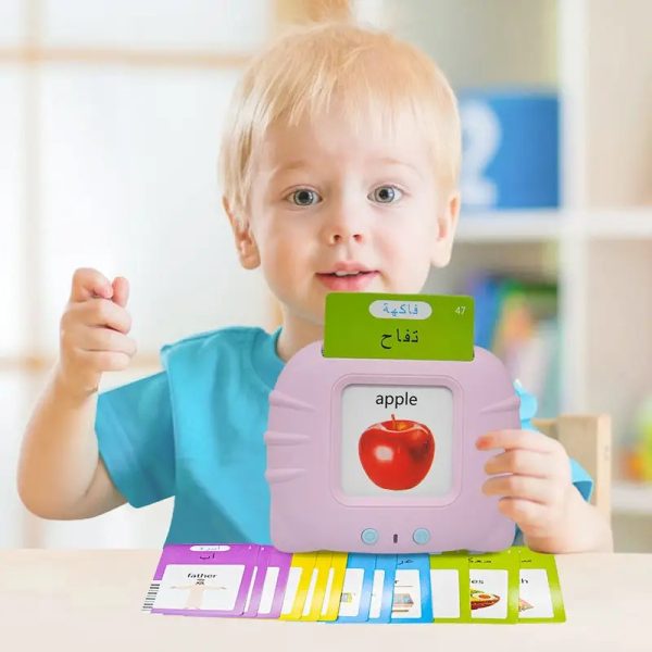 Early Literacy Interactive Card Reader Arabic-English | Ages 2–6 | Master Phonetic Articulation & Cognitive Categorization