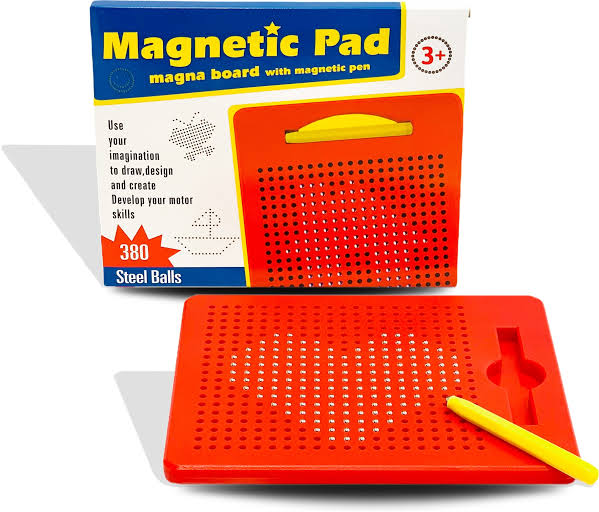 Magnetic magic beads board