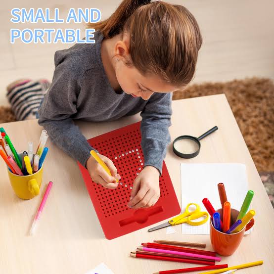 Magnetic magic beads board