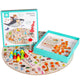 Detective Party Board Game Sensory Montessori Toy for Kids (Ages 3-6)