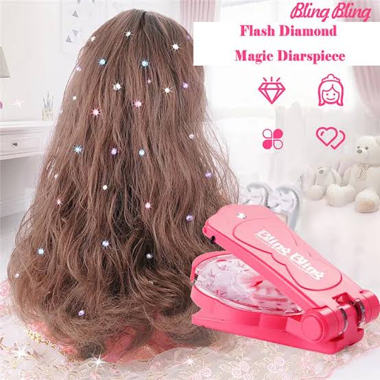 Diamond hair bling