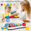 2 in 1 Musical Xylophone and knock a ball toy set
