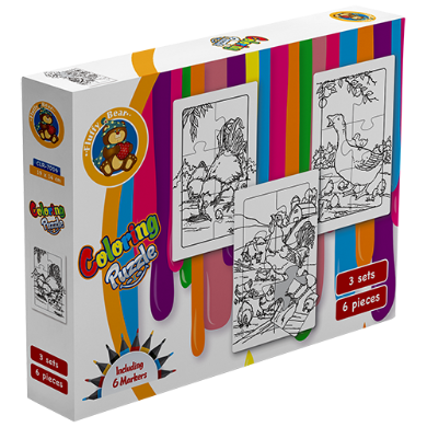 Coloring Puzzle Bears 3 sets