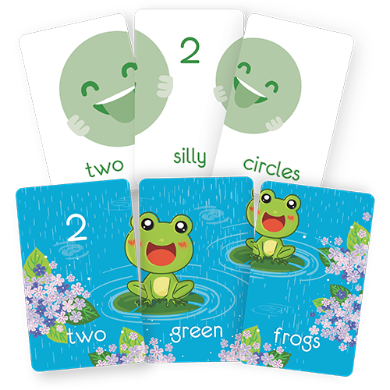 Numbers, Colors &Shapes flashcards