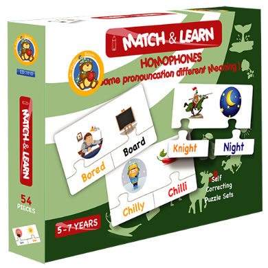 Match & Learn – Homophones Flashcards