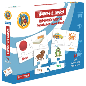 Match & Learn – Rhyming Words Puzzle set