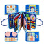 Montessori vehicles themed Felt Busy Board “ 20-in-1 Portable Activity Book