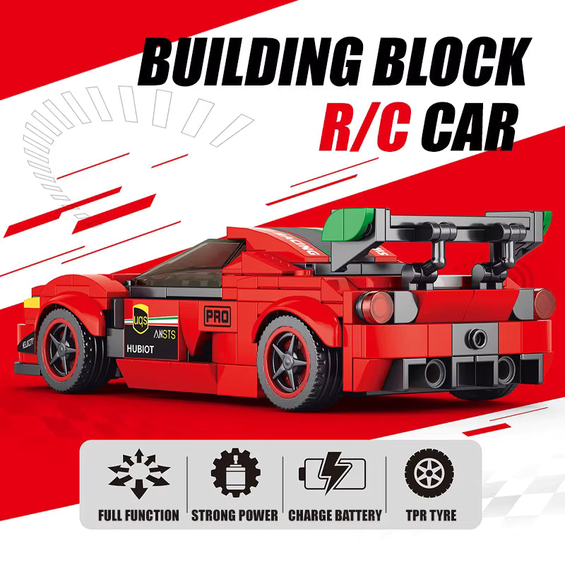 Build & Drive RC Red Sports Car Lego Set | Ages 6+ | Ignite STEM Skills & Motor Coordination