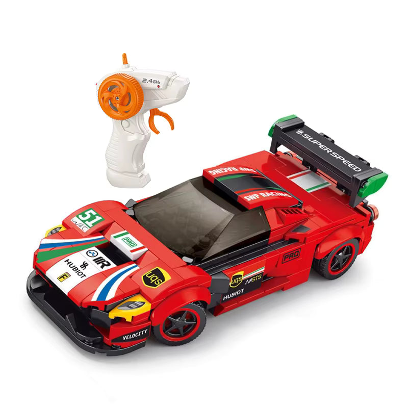 Build & Drive RC Red Sports Car Lego Set | Ages 6+ | Ignite STEM Skills & Motor Coordination