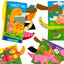 Forest Animal Sensory Crinkle Book | Ages 0m+ | Stimulate Vision & Tactile Exploration