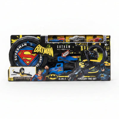 2-in-1 Superhero Hauler & Racing Track | Ages 4+ | Ignite Strategic Thinking & Motor Skills