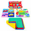 Baby Sensory Tissue Box Toy with Silk Scarves & Crinkle Cloths – Bus & Dinosaur Series (Ages 6M+)