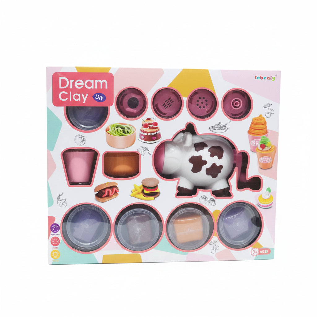 DIY Dream Clay Cow Set | Ages 3+ | Inspire Sensory Art & Fine Motor Mastery