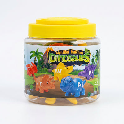 26-Piece Alphabet Matching Dinosaurs Snap-and-Learn Fine Motor Toy Set (Ages 3+)