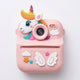 Children's Fun Instant Thermal Print Camera (Dinosaur & Unicorn Edition)