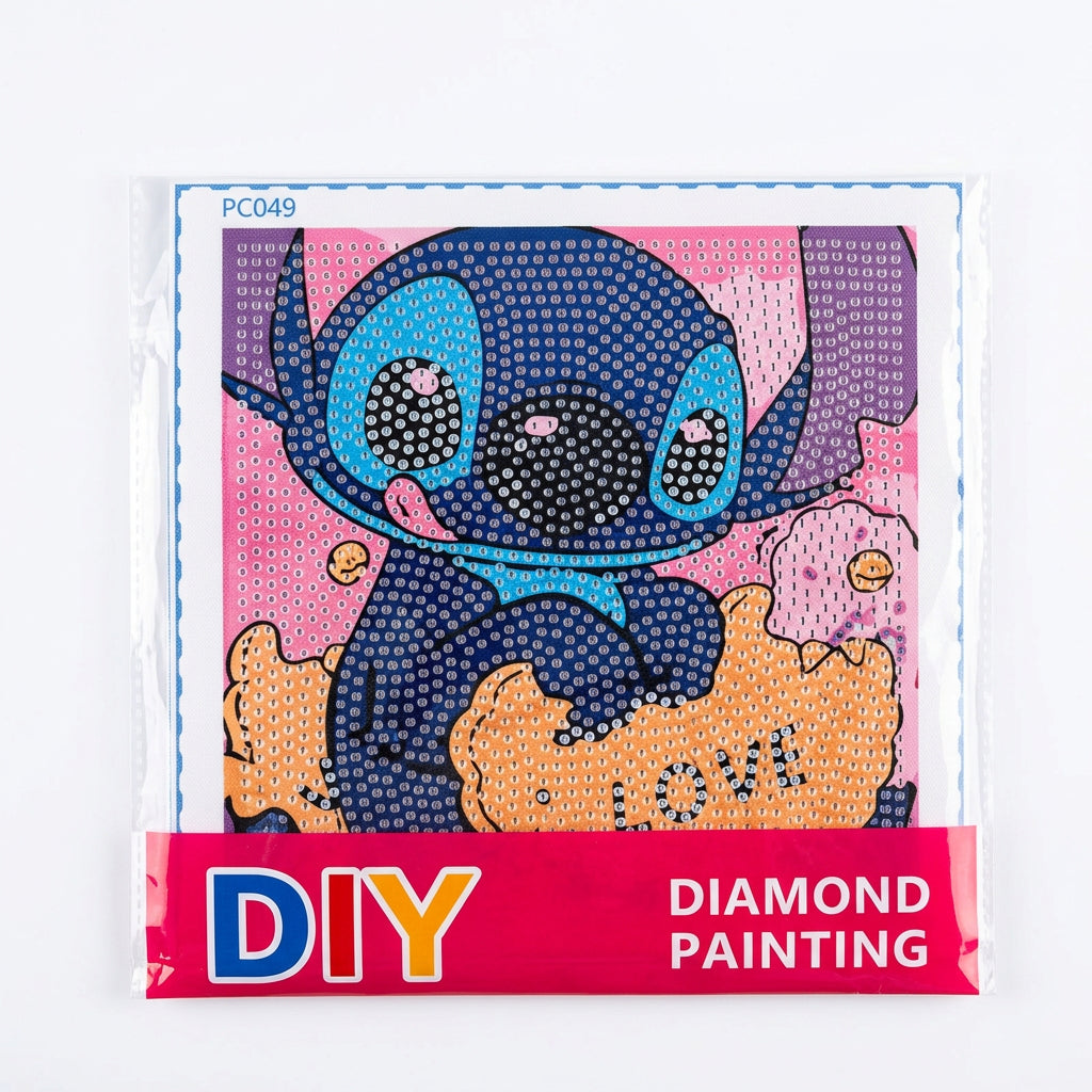DIY Mini Diamond Painting Canvas Art Kit for Kids (Assorted Characters)