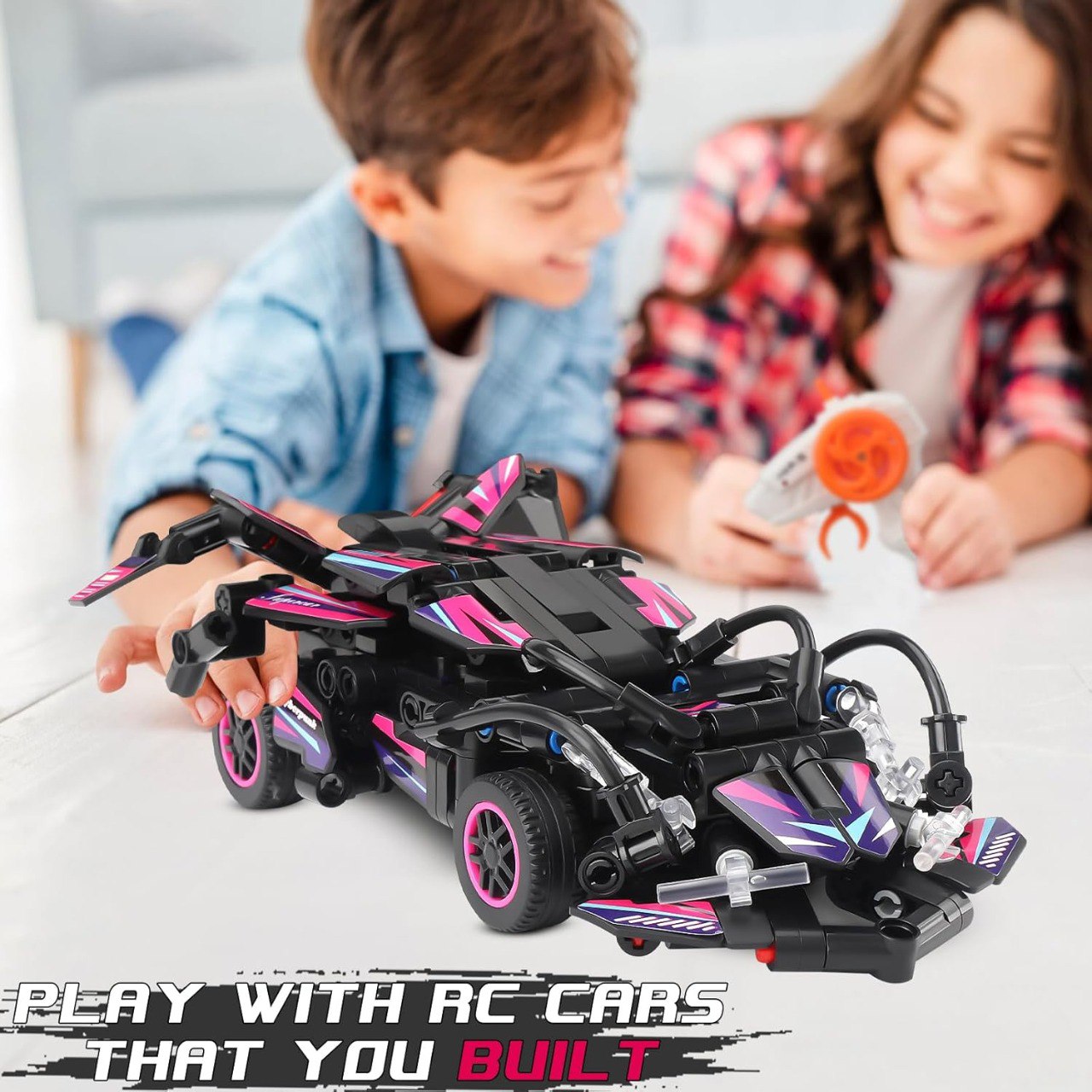 Cyberpunk RC Building Lego Car Set | Ages 6+ | Advance Engineering & Problem-Solving