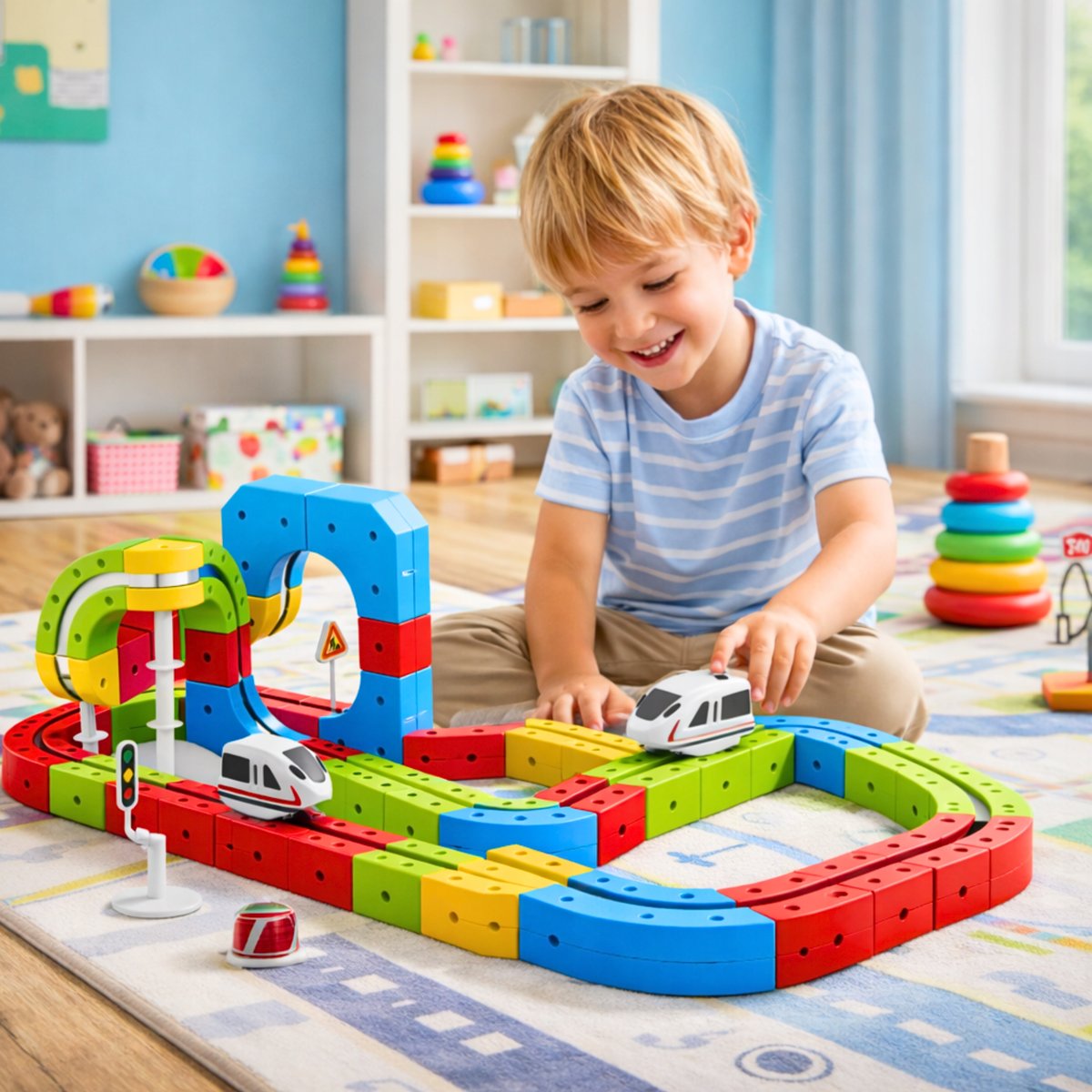 Magnetic Suspended Orbit 89 pieces  | Ages 3+ | Master Anti-Gravity Kinetics & Structural STEM Phys