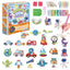 "Surprise Gem Keychains" DIY Diamond Painting Kit & 24-Day Surprise Blind Box for Kids (Ages 6+)