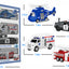 Emergency Rescue Vehicles Interactive Educational Toy Set for Kids (Ages 3+)