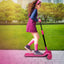 Adjustable 3-Wheel Kick Scooter Sensory Balance Toy for Kids (Ages 3-8 Years)