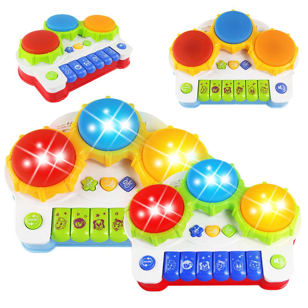 2-in-1 Musical Symphony Drum & Piano | Ages 3+ | Master Rhythmic Patterns & Auditory Coordination