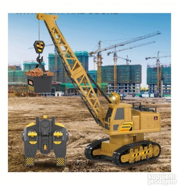 1:20 Scale 8-Channel RC Crawler Crane | Ages 3+ | Master Coordination & Mechanical Logic
