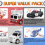 Emergency Rescue Vehicles Interactive Educational Toy Set for Kids (Ages 3+)