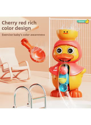 Cute Duck Kinetic Water Bath Wheel | Ages 3+ | Master Hydrodynamics & Fluid Cause-and-Effect