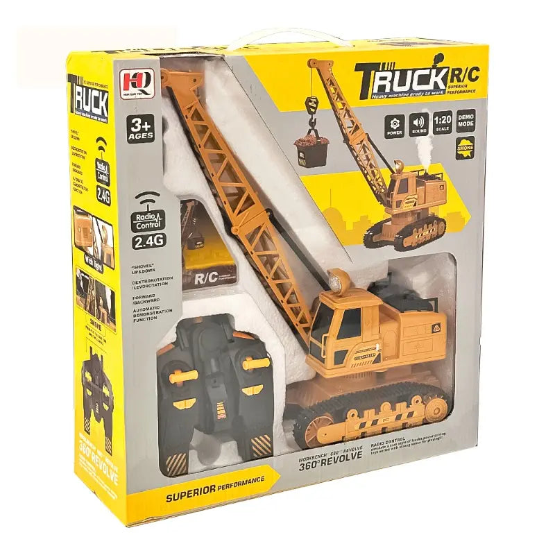 1:20 Scale 8-Channel RC Crawler Crane | Ages 3+ | Master Coordination & Mechanical Logic