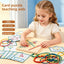 Wooden Small Nail Board Geoboard & Rubber Band Pattern Set for Kids (Ages 3–6)