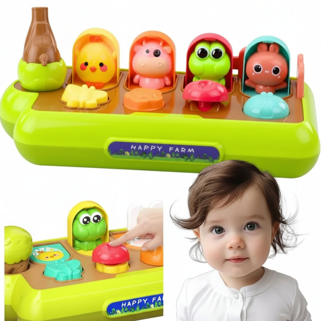 Farm Hide & Seek Pop-Up Laboratory | Ages 18m+ | Master Mechanical Switches & Early Cause-and-Effect