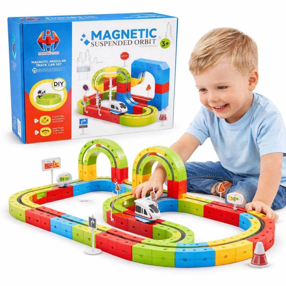 Magnetic Suspended Orbit 89 pieces  | Ages 3+ | Master Anti-Gravity Kinetics & Structural STEM Phys