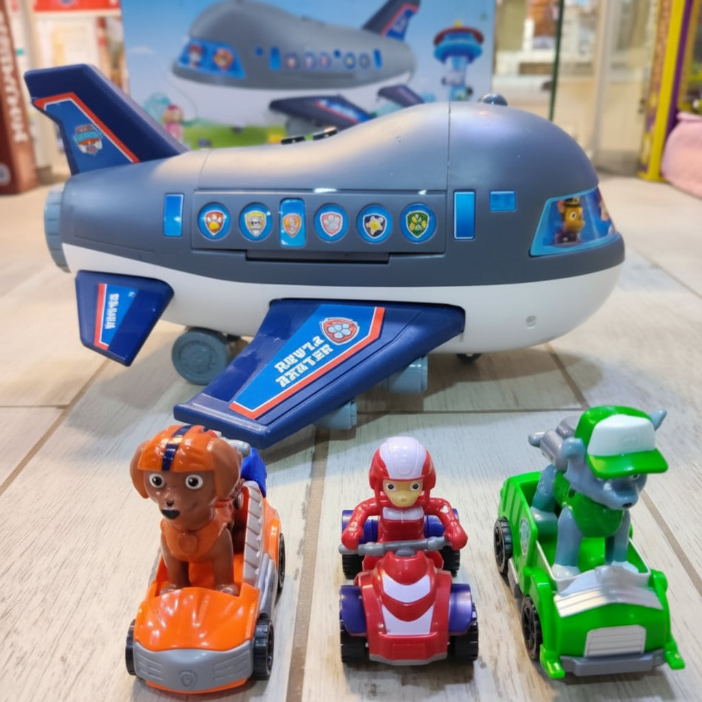 Paw Patrol Sky-Rescue Mission Cargo Airplane | Ages 3+ | Master Kinetic Velocity & Strategic Rescue Logic