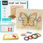 Wooden Small Nail Board Geoboard & Rubber Band Pattern Set for Kids (Ages 3–6)