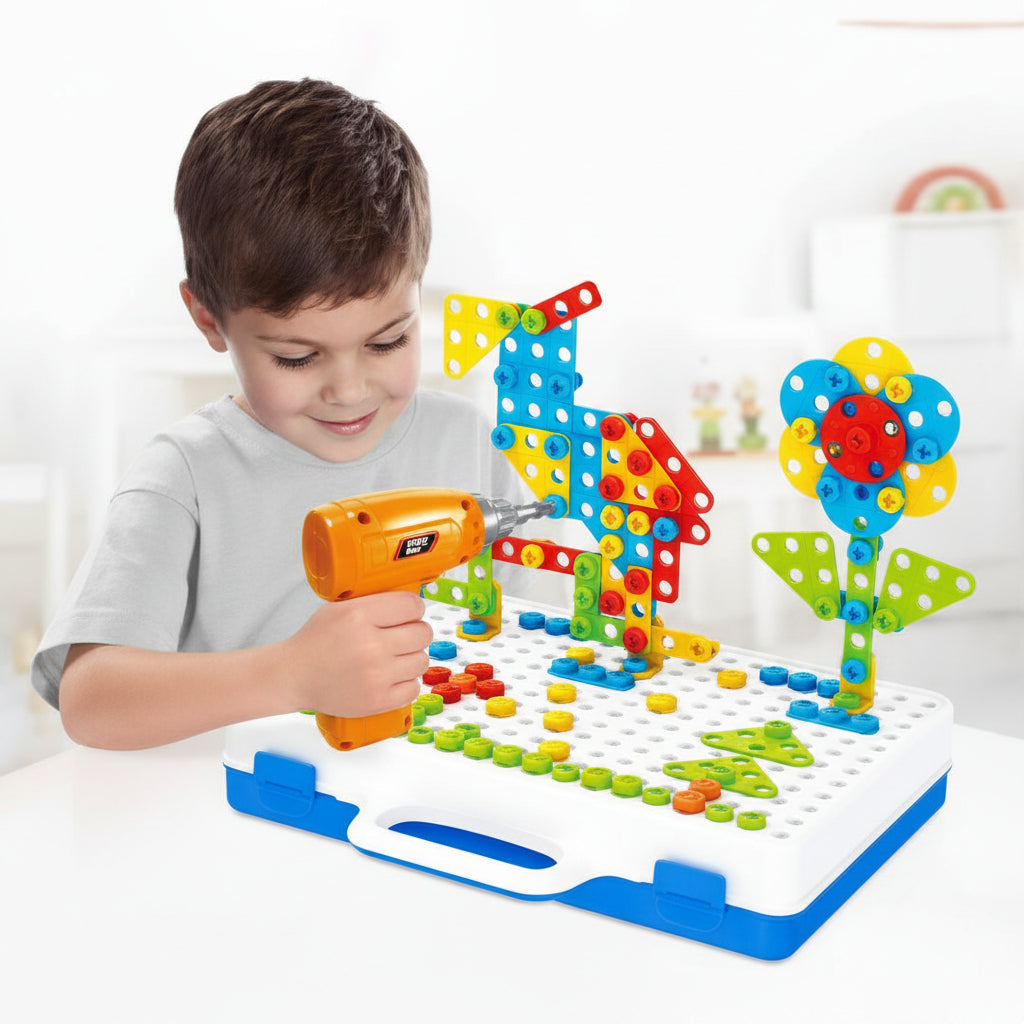Creative Double-Sided 6-in-1 Box Mosaic Puzzle | Ages 3+ | Advanced STEM Engineering & Spatial Logic