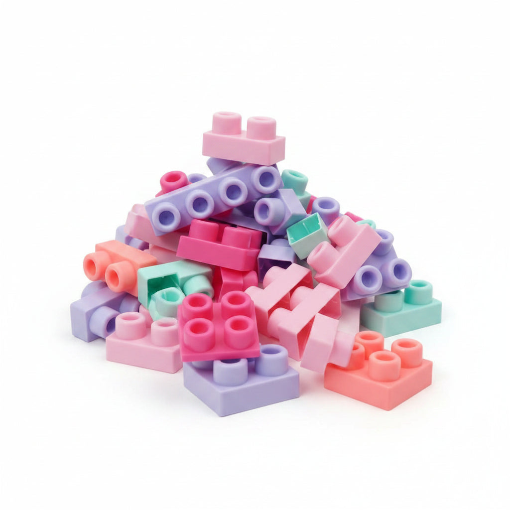 32-Piece Silicone Building Blocks | Ages 18m+ | Support Sensory Play & Fine Motor Development