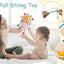 Baby Crab Pull String Sensory Montessori Toy for Toddlers (Ages 18m+)
