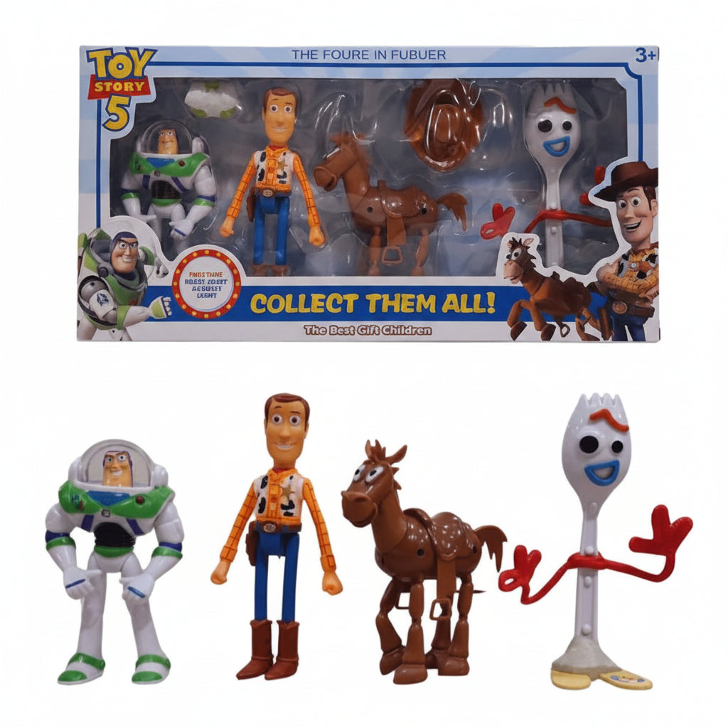 Toy Story 4 Deluxe Character Set | Ages 3+ | Master Collaborative Narrative & Character-Led Social Literacy