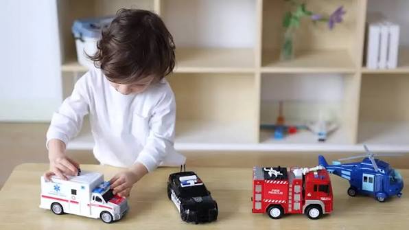 Emergency Rescue Vehicles Interactive Educational Toy Set for Kids (Ages 3+)