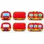 Baby Sensory Tissue Box Toy with Silk Scarves & Crinkle Cloths – Bus & Dinosaur Series (Ages 6M+)